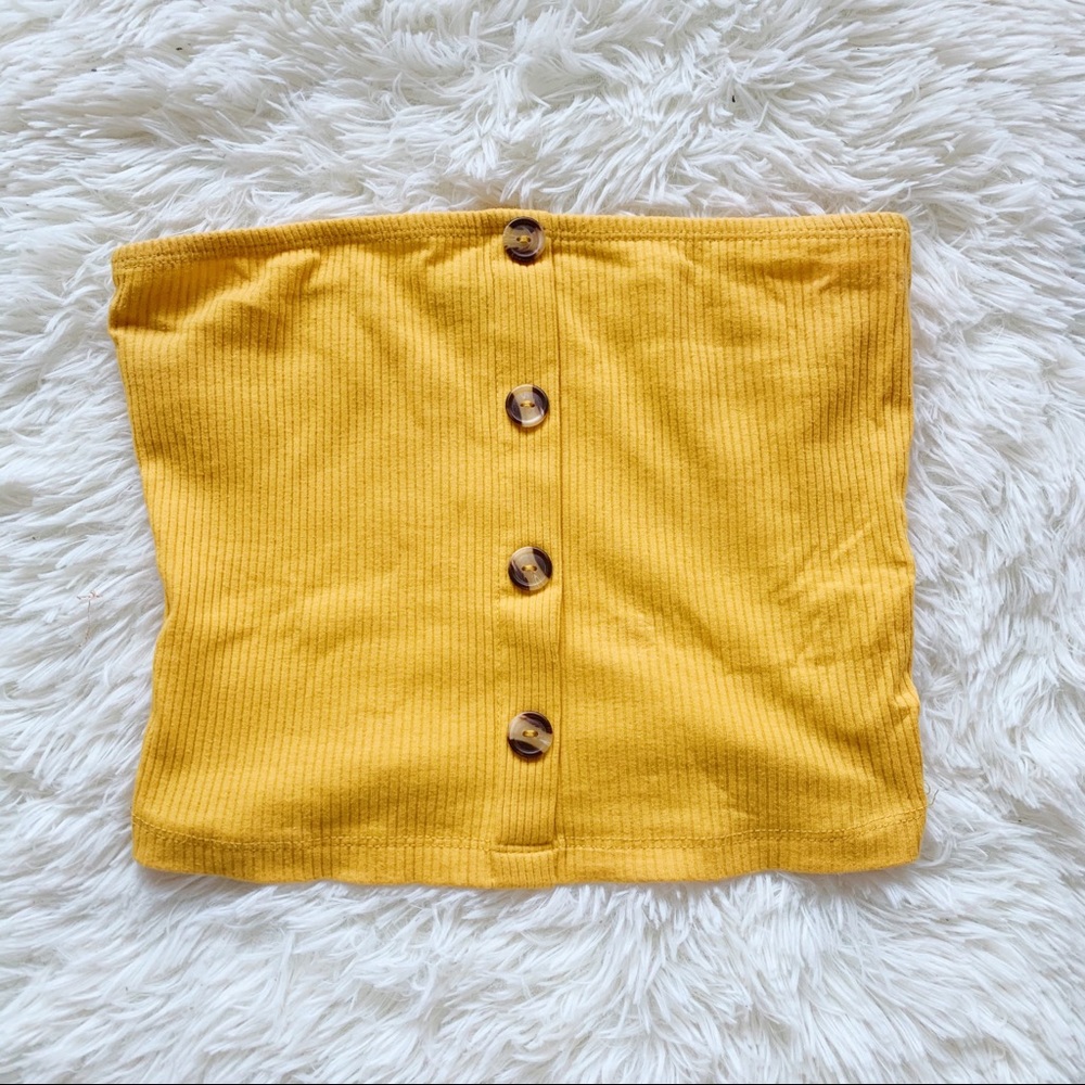 Yellow Tube Top